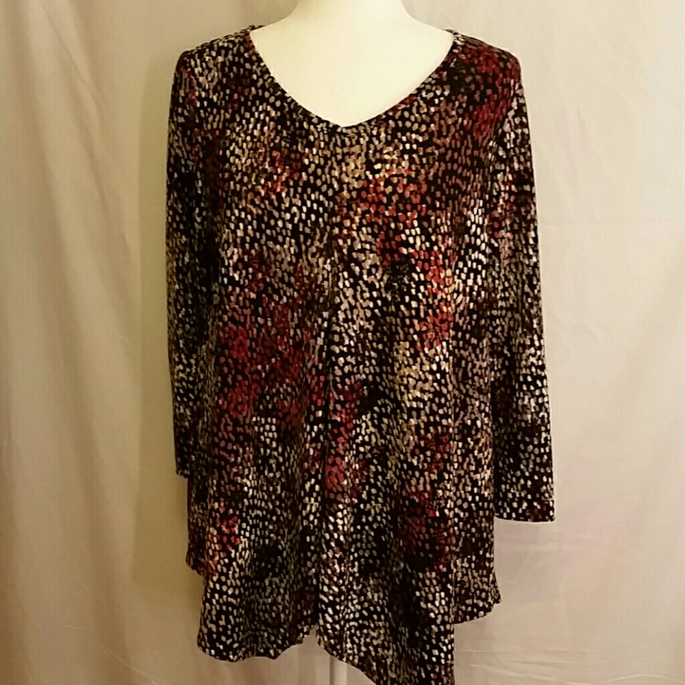 Multi-colored stylish top